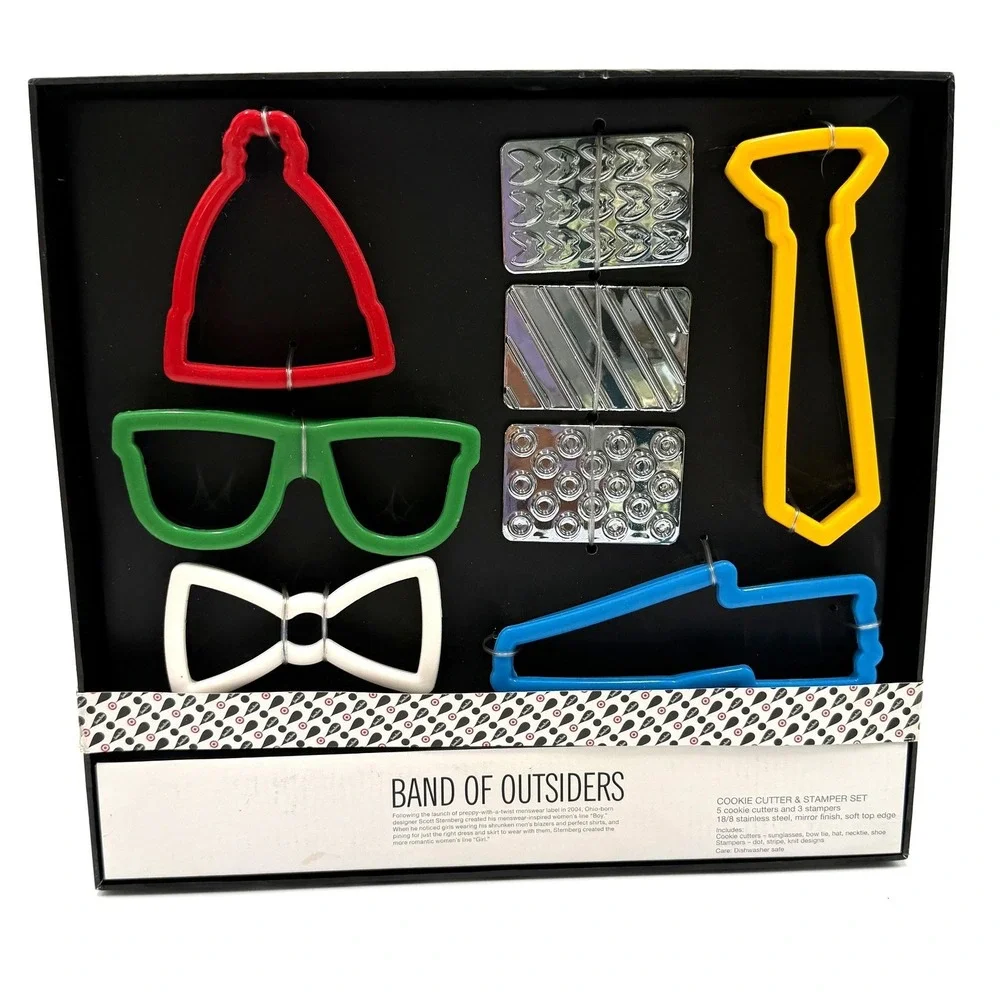 Band of Outsiders Cookie Cutter & Stamper Set OS Multicolor 2004-2015